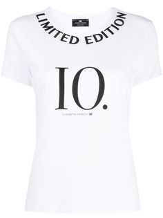 Elisabetta Franchi футболка с логотипом