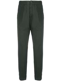 Ermenegildo Zegna поплиновые брюки с эластичным поясом