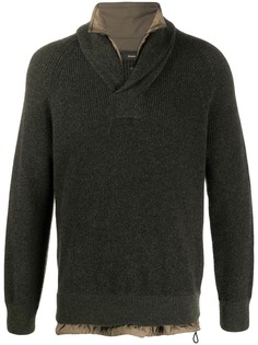 Ermenegildo Zegna кашемировый джемпер с воротником