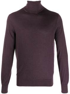 Ermenegildo Zegna джемпер тонкой вязки с высоким воротником