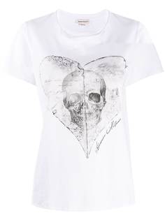 Alexander McQueen футболка с принтом Skull