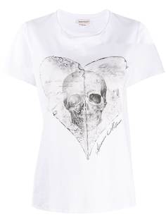 Alexander McQueen футболка с принтом Skull