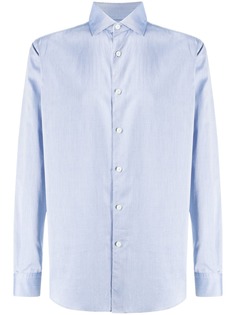 Ermenegildo Zegna саржевая рубашка