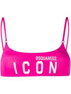 Dsquared2 лиф бикини с логотипом