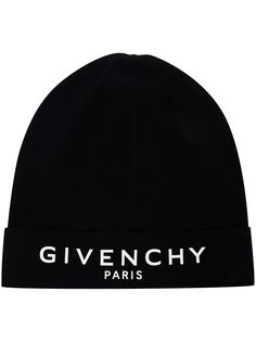 Givenchy шапка бини Paris с вышитым логотипом