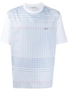 LANVIN футболка в клетку