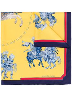Hermès платок Carrousel 1990-х годов