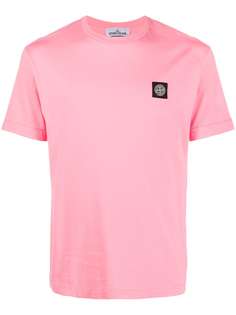 Stone Island футболка с нашивкой