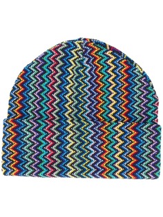 Missoni шапка бини с узором зигзаг