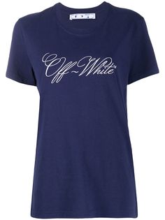 Off-White OFF-WHITE CASUAL TEE BLUE WHITE