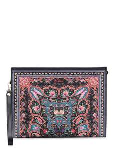 Etro косметичка с цветочным принтом