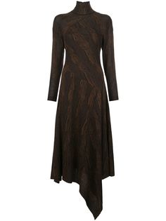 Proenza Schouler жаккардовое трикотажное платье Woodgrain