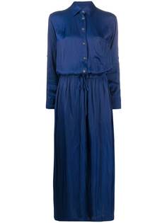 Zadig&Voltaire платье-рубашка Radial длины макси