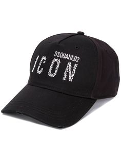 Dsquared2 бейсболка Icon со стразами