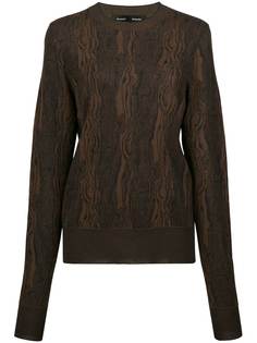 Proenza Schouler кашемировый топ Woodgrain