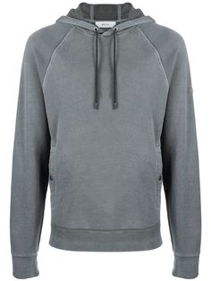 Ermenegildo Zegna худи с кулиской и нашивкой-логотипом