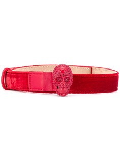 Philipp Plein ремень с декором Skull и кристаллами