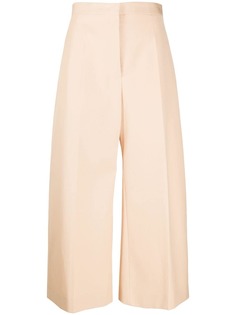 Jil Sander широкие брюки строгого кроя