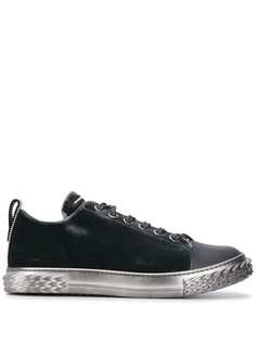 Giuseppe Zanotti бархатные кеды