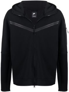 Nike худи на молнии с вышитым логотипом