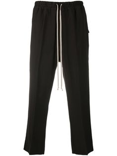 Rick Owens укороченные брюки с кулиской