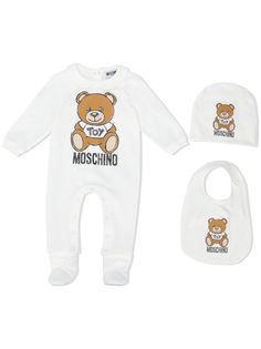 Moschino Kids комплект для новорожденного с принтом Teddy Bear