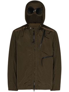 C.P. Company goggle hooded shell jacket