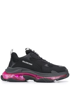 Balenciaga кроссовки Triple S на прозрачной подошве