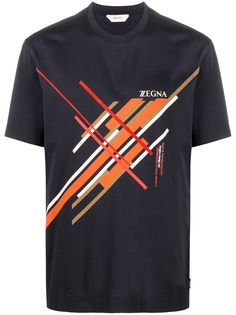 Ermenegildo Zegna футболка с графичным принтом
