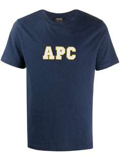 A.P.C. футболка с логотипом