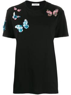 Valentino футболка с аппликацией