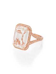 SHAY золотое кольцо Portrait с бриллиантами и топазами