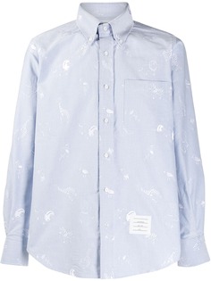 Thom Browne рубашка с вышивкой