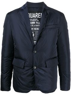 Dsquared2 пуховик с заостренным воротником