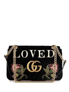 Gucci Pre-Owned сумка на плечо с вышитым логотипом GG