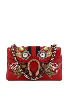 Gucci Pre-Owned сумка на плечо Dionysus с цветочной вышивкой