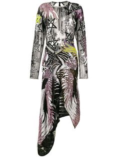 Preen By Thornton Bregazzi асимметричное платье с пайетками