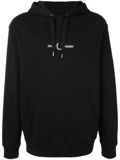 Fred Perry худи с вышитым логотипом