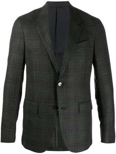 Ermenegildo Zegna однобортный пиджак с узором