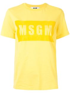 MSGM футболка с логотипом