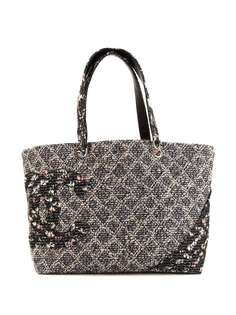 Chanel Pre-Owned твидовая сумка-тоут Cambon Line