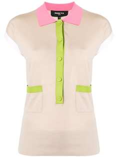 Paule Ka топ с контрастными вставками