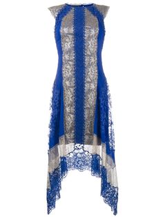 Alberta Ferretti асимметричное кружевное платье