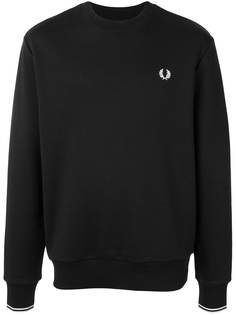 Fred Perry толстовка с вышитым логотипом