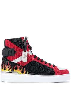 Philipp Plein декорированные кеды Money Beast
