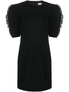 RedValentino платье-трапеция с вырезом