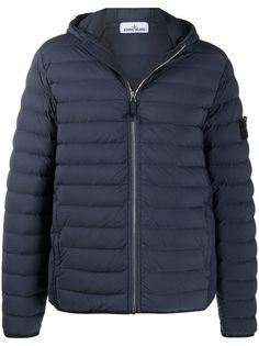 Stone Island пуховик с капюшоном