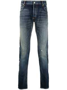 Balmain джинсы кроя слим с эффектом потертости