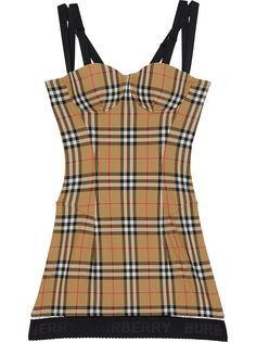 Burberry платье в клетку Vintage Check