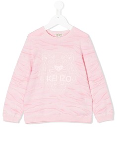 Kenzo Kids толстовка с принтом логотипа